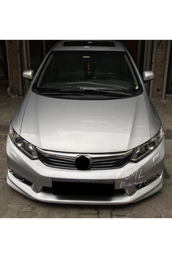 front lip splitter for 2012-2013-2014-2015-2016 honda civic 9th gen fb7