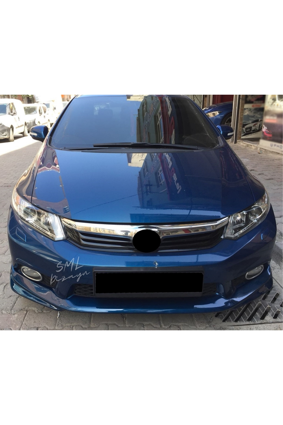 front lip splitter for 2012-2013-2014-2015-2016 honda civic 9th gen fb7