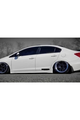 2012-2013-2014-2015-2016 honda civic fb7 yan marşpiyel marşbiyel kapı altı koruma eki