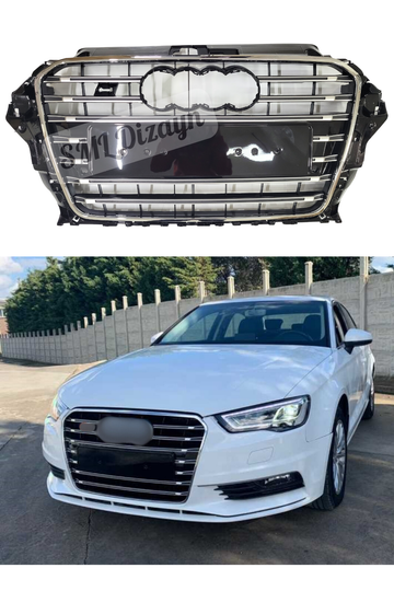 2013-2014-2015-2016 audi a3 8v ön panjur böbrek
