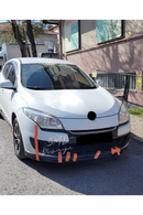 front lip splitter for 2008-2009-2010-2011-2012-2013-2014-2015-2016 renault megane 3