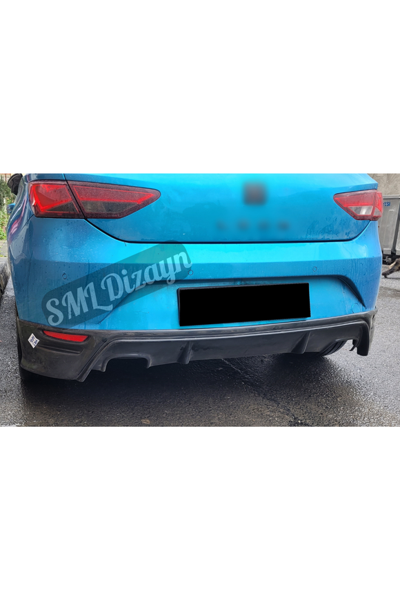 2013-2014-2015-2016 seat leon mk3 style aero arka ek difüzör difizör