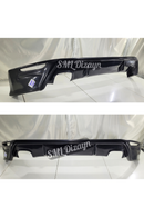 2013-2014-2015-2016 seat leon mk3 style aero arka ek difüzör difizör