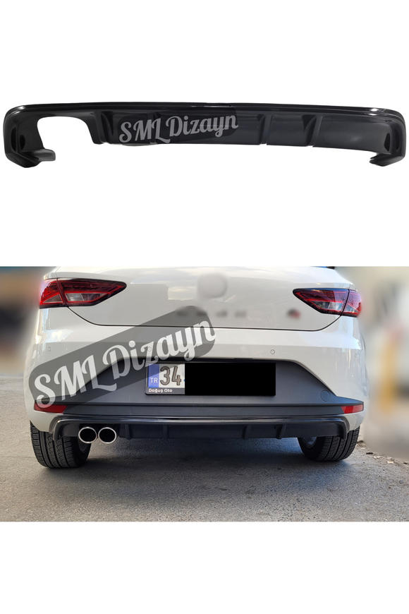 2013-2014-2015-2016 seat leon mk3 fr difüzör difizör arka ek