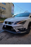 front lip splitter for 2013-2014-2015-2016 seat leon fr