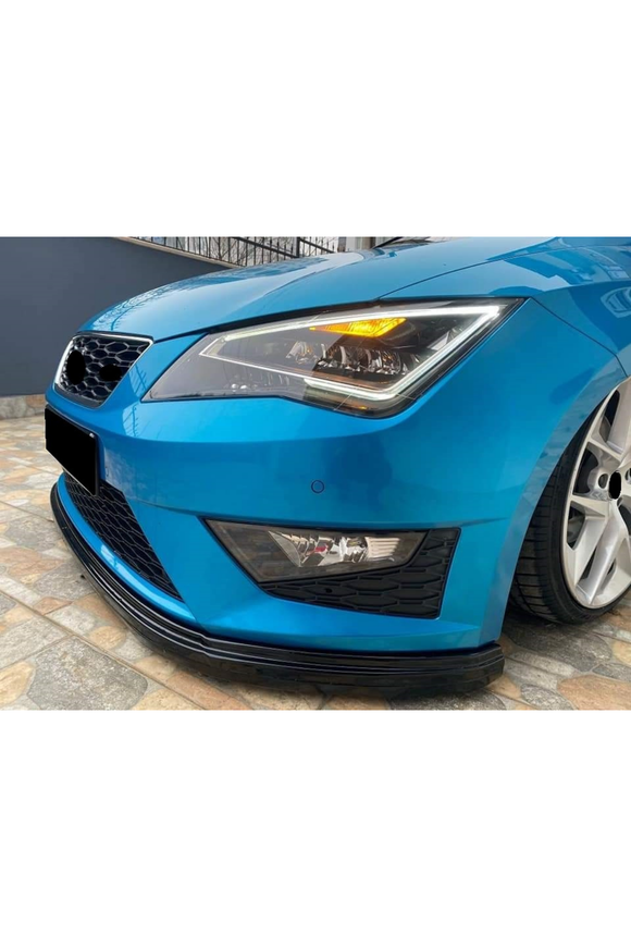 front lip splitter for 2013-2014-2015-2016 seat leon mk3