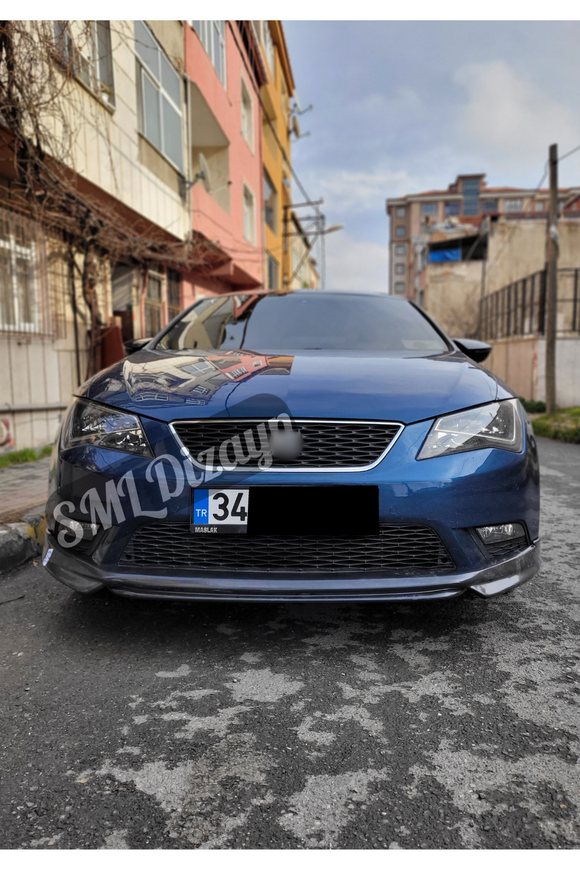 front lip splitter for 2013-2014-2015-2016 seat leon mk3 style