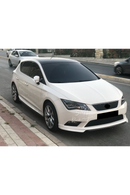 front lip splitter for 2013-2014-2015-2016 seat leon mk3 style