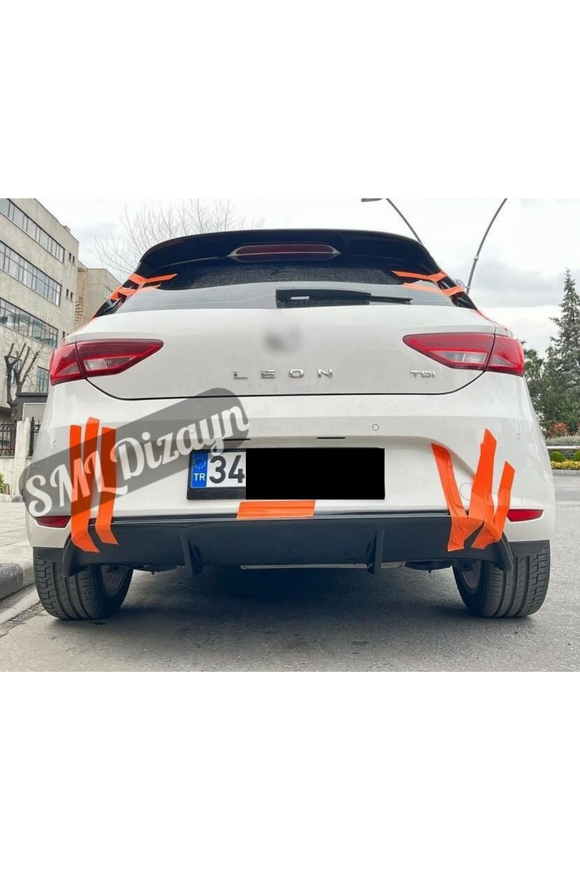 2013-2014-2015-2016 seat leon mk3  style difizör difüzör arka ek