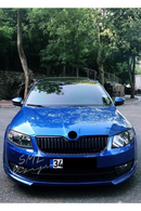 front lip splitter for 2013-2014-2015-2016 skoda octavia mk3