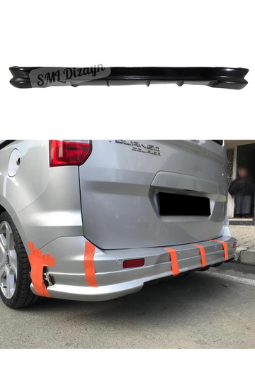 2014-2015-2016-2017-2018-2019-2020-2021-2022-2023 ford courier arka ek tampon difüzor-difizör