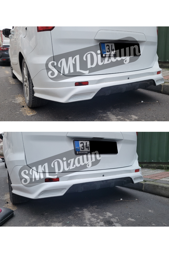 2014-2015-2016-2017-2018-2019-2020-2021-2022-2023 ford courier arka ek tampon difüzör difizör difrizör difrüzör