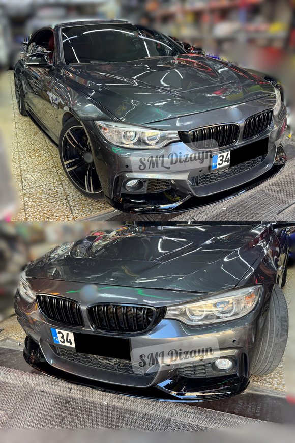 front lip splitter for 2014-2015-2016-2017-2018-2019-2020 bmw f32-f33-f36 4 series m sport