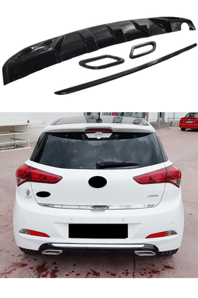 2014-2015-2016-2017-2018 hyundai egzoz görünüm difüzör difizör arka ek 