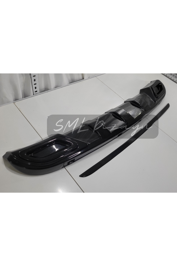 2014-2015-2016-2017-2018 hyundai egzoz görünüm difüzör difizör arka ek 