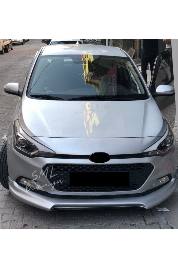 front lip splitter for 2014-2015-2016-2017-2018 hyundai i20 gb