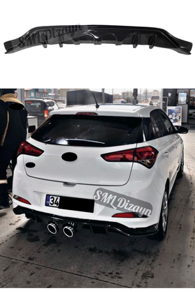 2014-2015-2016-2017-2018 hyundai i20 r20 arka ek tampon difüzör difizör