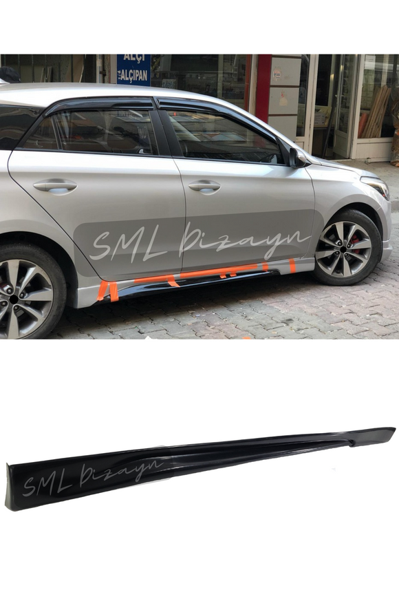 2014-2015-2016-2017-2018 hyundai i20 gb yan kapı altı koruma marşpiyel ek
