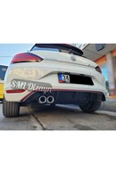 2014-2015-2016-2017 volkswagen scirocco arka ek tampon difüzör difizör difrüzör difrizör