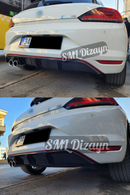 2014-2015-2016-2017 volkswagen scirocco arka ek tampon difüzör difizör difrüzör difrizör