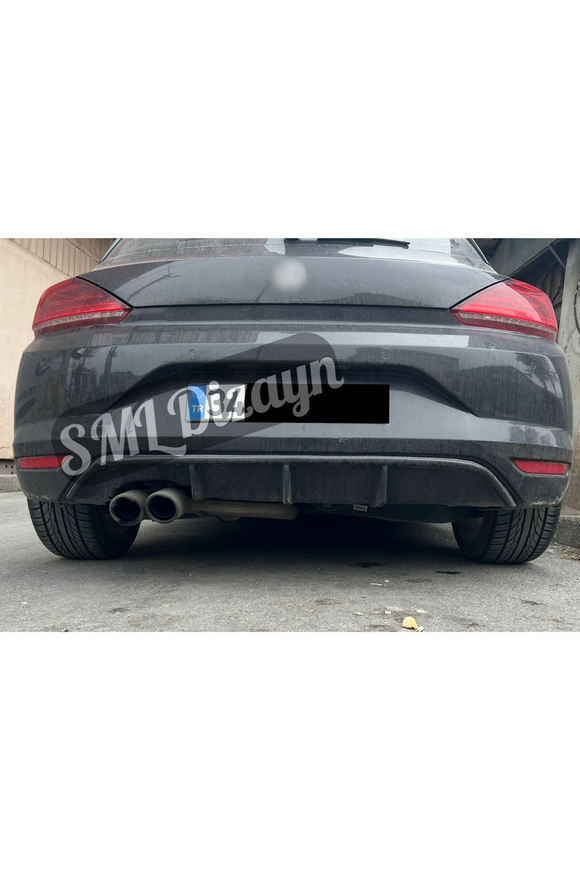 2014-2015-2016-2017 volkswagen scirocco arka ek difüzör difizör