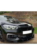 front lip splitter for 2015-2016-2017-2018-2019 bmw f20 lci