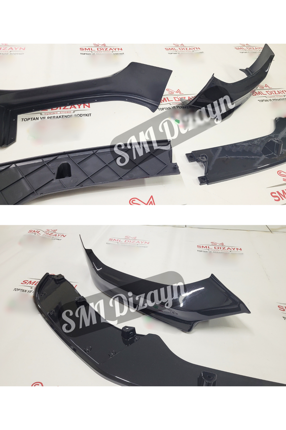 front lip splitter for 2015-2016-2017-2018-2019 bmw f20 lci