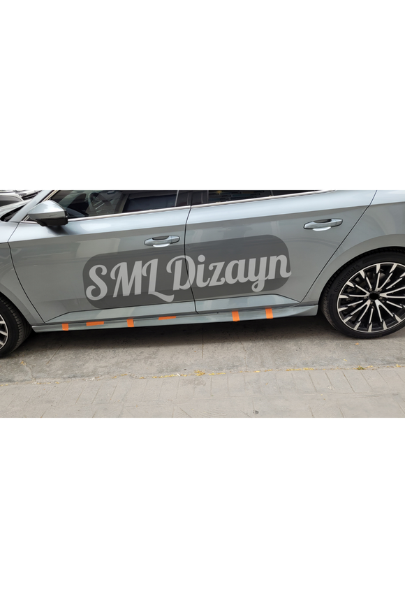side skirts lips for 2015-2016-2017-2018 skoda superb mk3