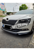 front lip splitter for 2015-2016-2017-2018 skoda superb 