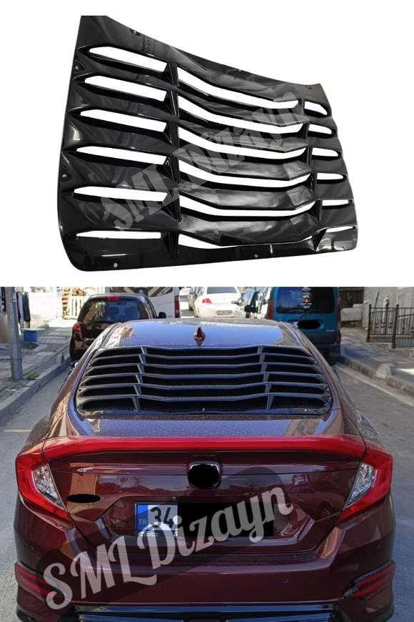 2016-2017-2018-2019-2020-2021 honda civic fc5 arka cam vizör kaplama