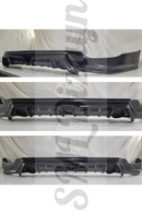 2016-2017-2018-2019-2020-2021 honda civic fc5 mugen arka ek tampon difüzör difizör 