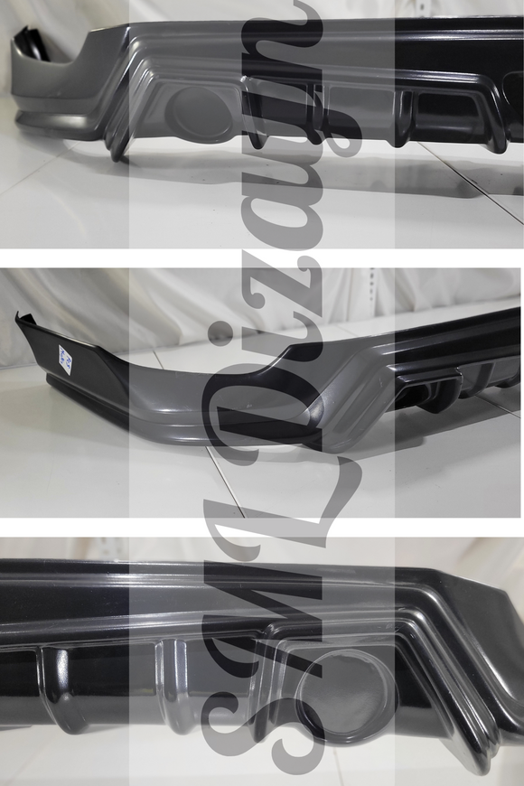 2016-2017-2018-2019-2020-2021 honda civic fc5 mugen arka ek tampon difüzör difizör 