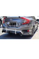 2016-2017-2018-2019-2020-2021 honda civic fc5 mugen arka ek tampon difüzör difizör 