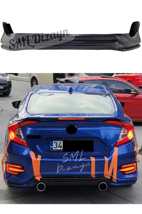 2016-2017-2018-2019-2020-2021 honda civic fc5 arka ek tampon difüzör difizör