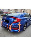 2016-2017-2018-2019-2020-2021 honda civic fc5 arka ek tampon difüzör difizör 