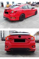 2016-2017-2018-2019-2020-2021 honda civic fc5 arka ek tampon difüzör difizör 