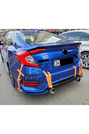 2016-2017-2018-2019-2020-2021 honda civic fc5 arka ek tampon difüzör difizör 