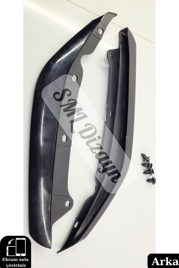 2016-2017-2018-2019-2020-2021 honda civic fc5 arka flap lip bıçak ek