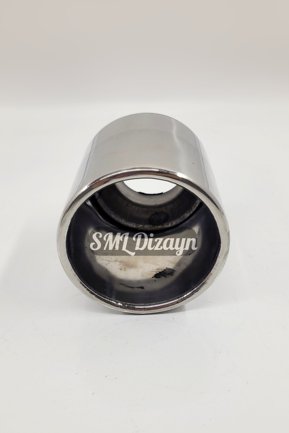 2016-2017-2018-2019-2020-2021 honda civic fc5 tekli yuvarlak egzoz-egzos-egsoz ucu başlığı kafa