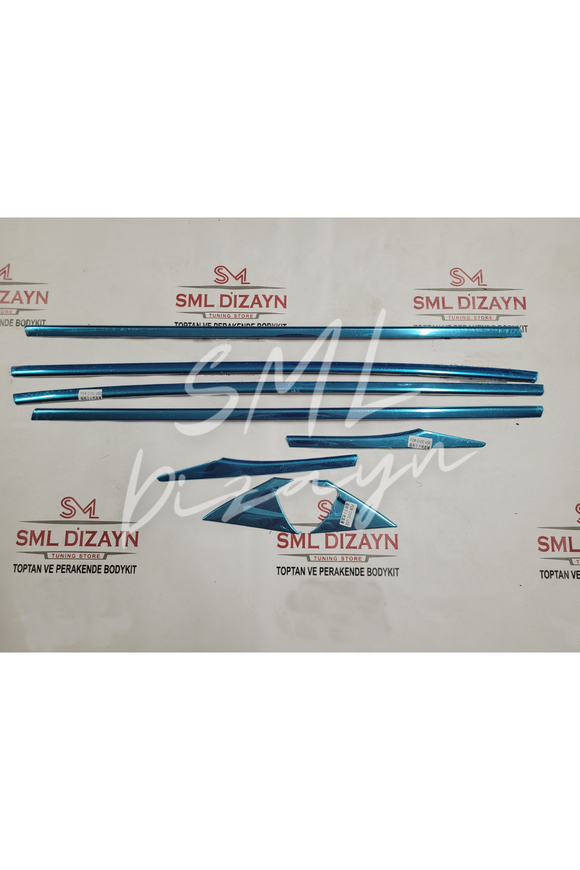 honda civic fc5 krom cam çerçevesi nikelaj