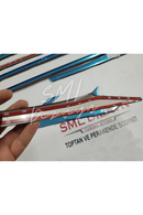 2016-2017-2018-2019-2020-2021honda civic fc5 krom cam çerçevesi nikelaj