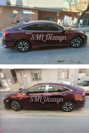 2016-2017-2018-2019-2020-2021 honda civic fc5 mugen yan marşpiyel marşbiyel ek