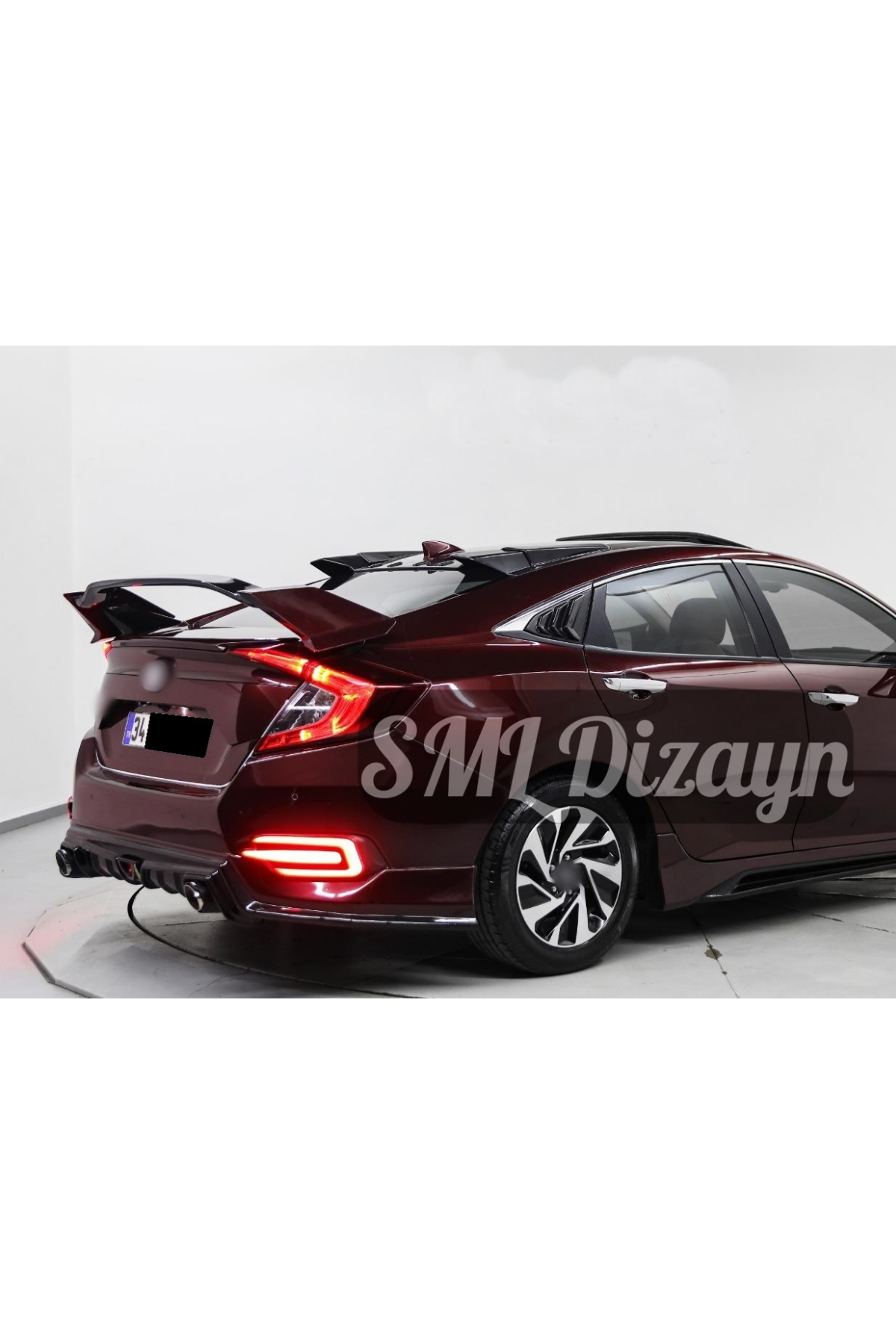 2016-2017-2018-2019-2020-2021 honda civic fc5 typer bagaj spoyleri spoylırı