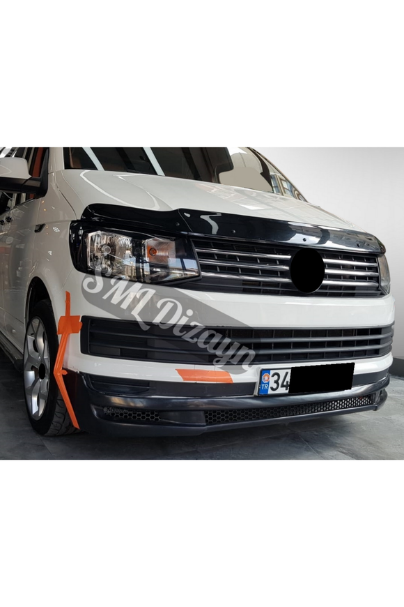 2016-2017-2018-2019 volkswagen transporter t6 ön kaput rüzgarlığı koruyucu maskesi