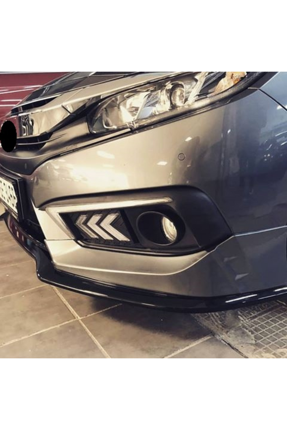 front lip splitter for 2016-2017-2018 honda civic 10th gen fc5