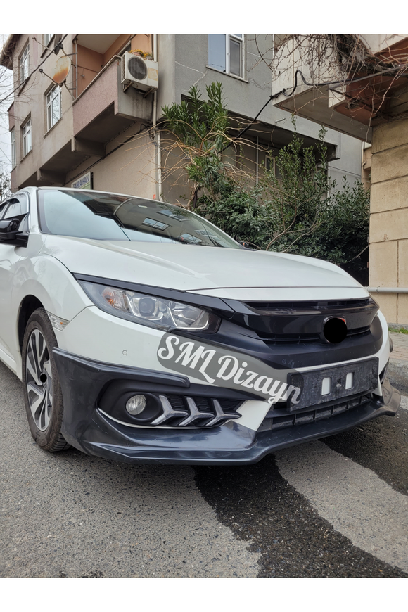 2016-2017-2018 honda civic fc5 turbo ön ek tampon karlık lip