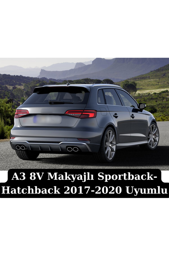 2017-2018-2019-2020 audi a3 8v hatchback difüzör difizör difrizör