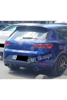 2017-2018-2019-2020 seat leon mk3.5 cupra difüzör difizör arka ek 