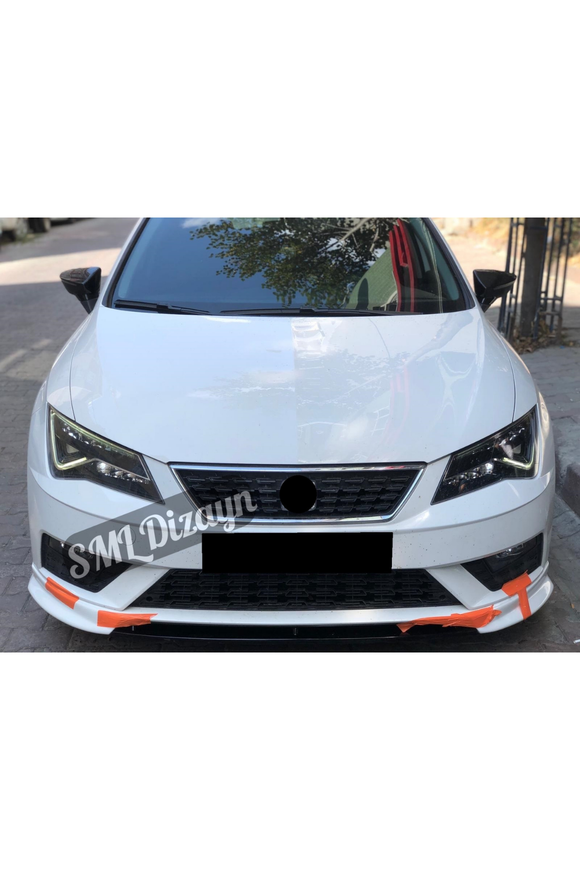 front lip splitter for 2017-2018-2019-2020 seat leon mk3.5 