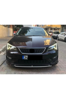 front lip splitter for 2017-2018-2019-2020 seat leon mk3.5 ön ek tampon karlık lip